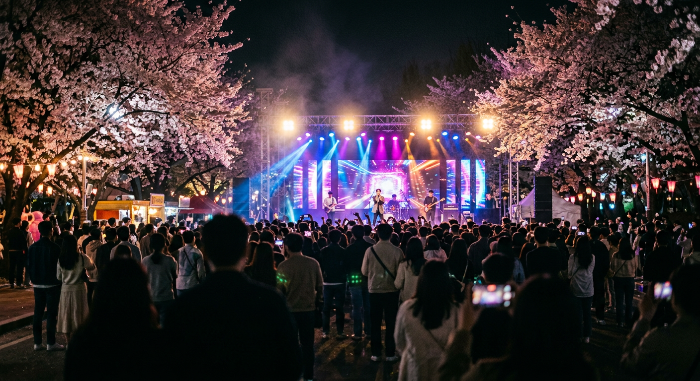 벚꽃축제 가수 라인업, 봄 예산을 살리는 섭외법