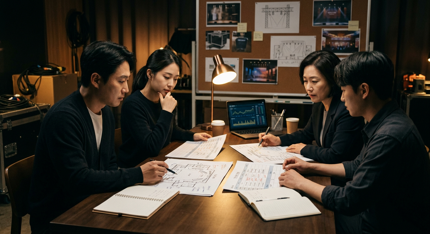 축제 안전관리 계획과 출연 계약 조건 검토 회의