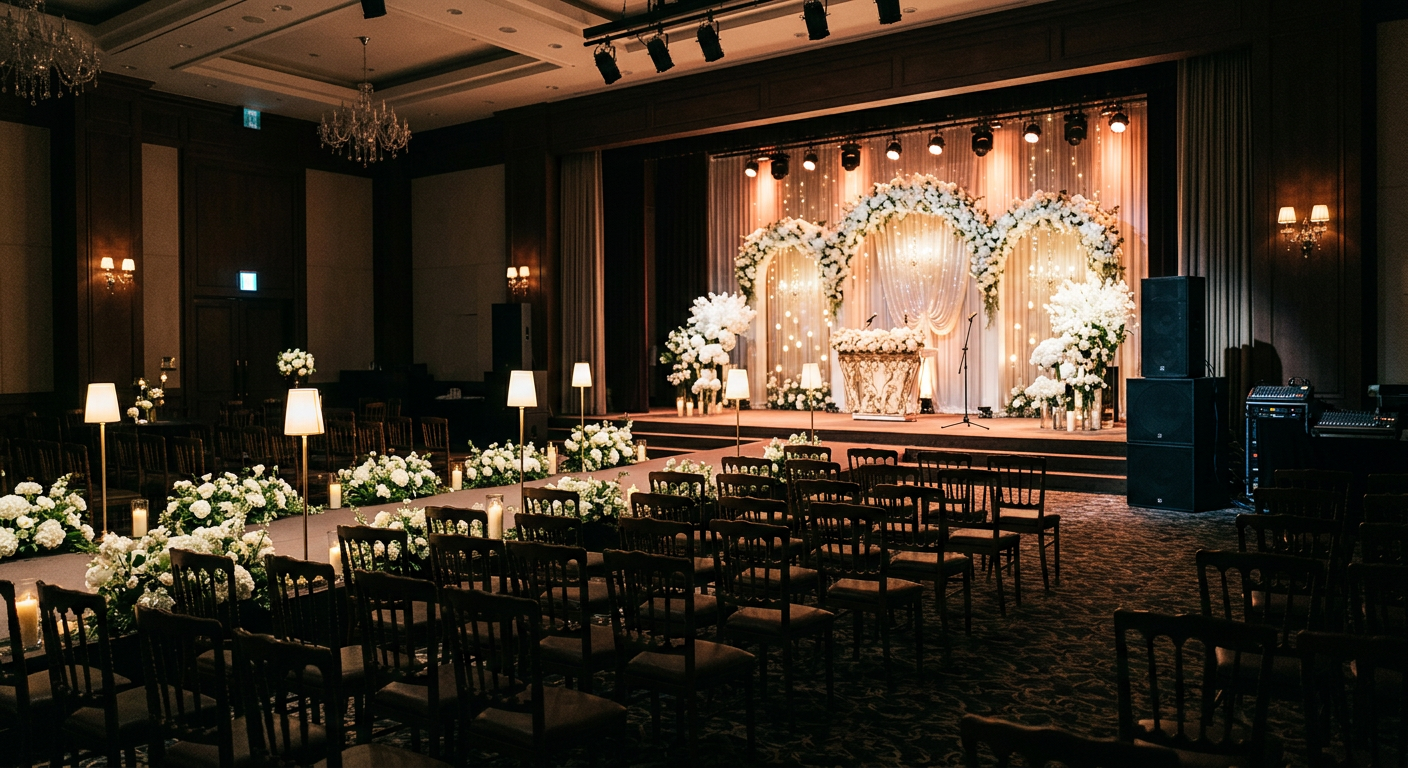 결혼식 공연 섭외 전 확인해야 할 웨딩홀 음향 장비