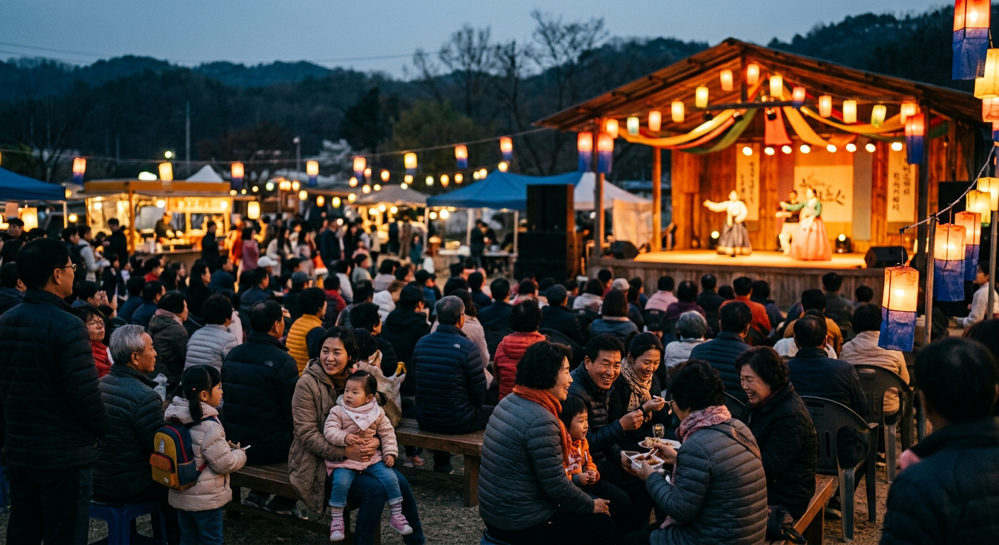 지역축제 관객층에 맞춘 연예인 섭외 현장